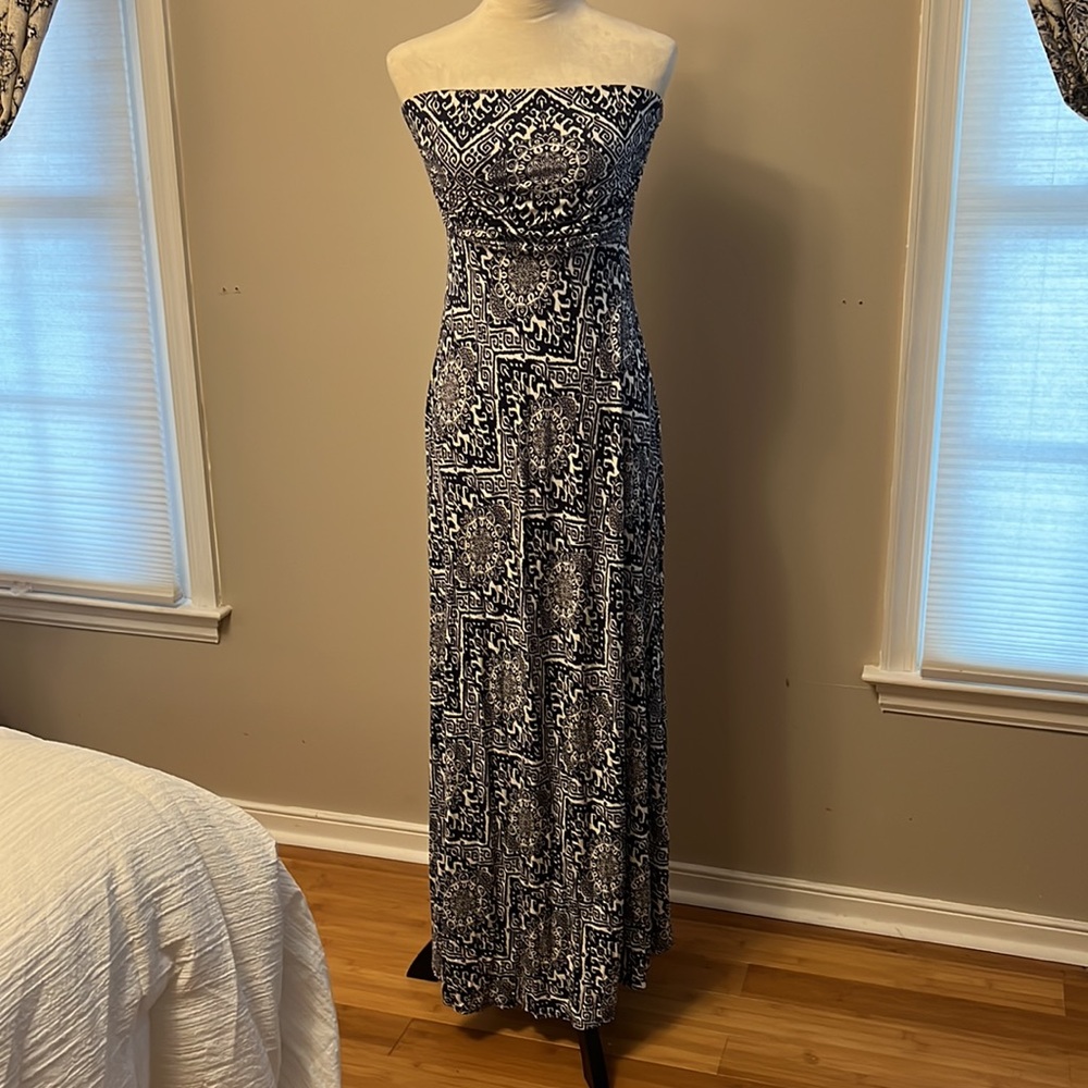 Banana Republic Floor Length Strapless Dress